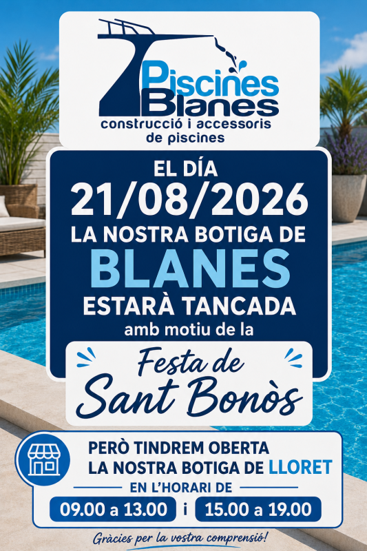 AVIS FESTIVITAT DE SANT BONÒS A BLANES!!!