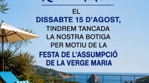 RECORDATORIO 15  DE AGOSTO!!!