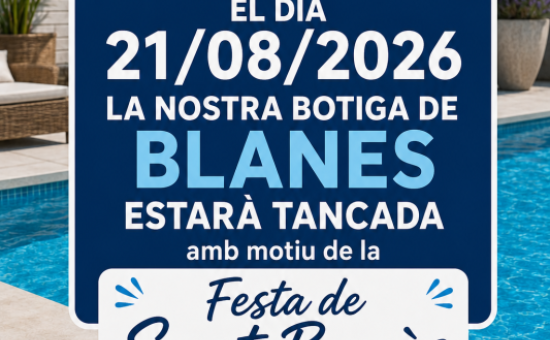 AVIS FESTIVITAT DE SANT BONÒS A BLANES!!!