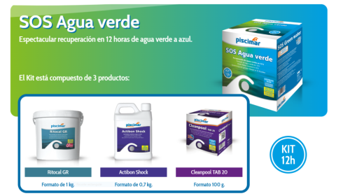 KIT PISCIMAR SOS AGUA VERDE