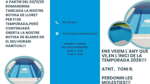 FI TEMPORADA BOTIGA LLORET!!!