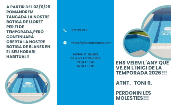 FI TEMPORADA BOTIGA LLORET!!!