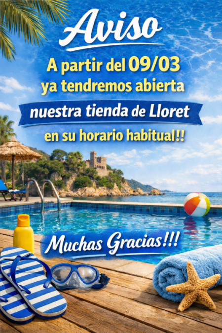 Tornem a obrir la Nostre Botiga de Lloret!!!