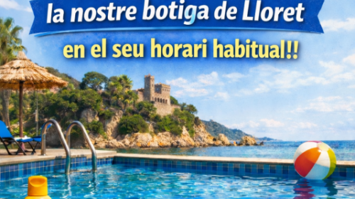 Tornem a obrir la Nostre Botiga de Lloret!!!