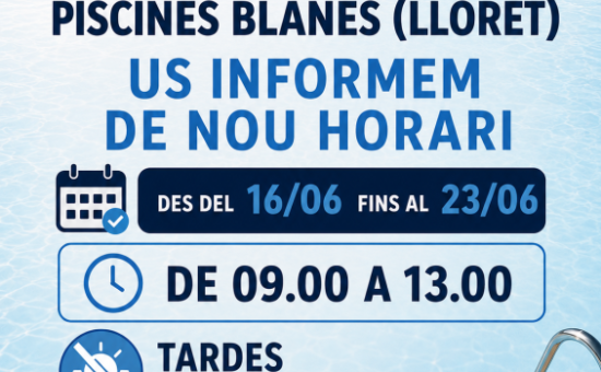 NOU AVIS D´APERTURA DE BOTIGA DE LLORET!!!