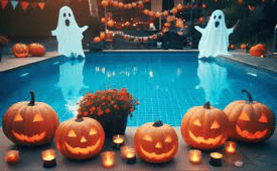 PISCINES BLANES US DESSITJA UN FELIÇ HALLOWEEN!!