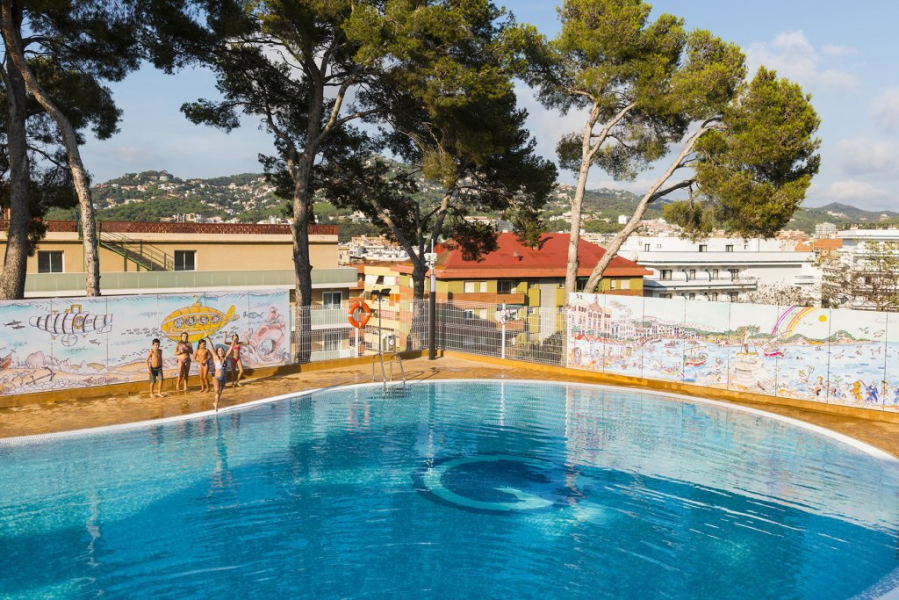 Piscinas del parque acuático del Hotel Guitart Central Park Resort (Lloret de Mar)